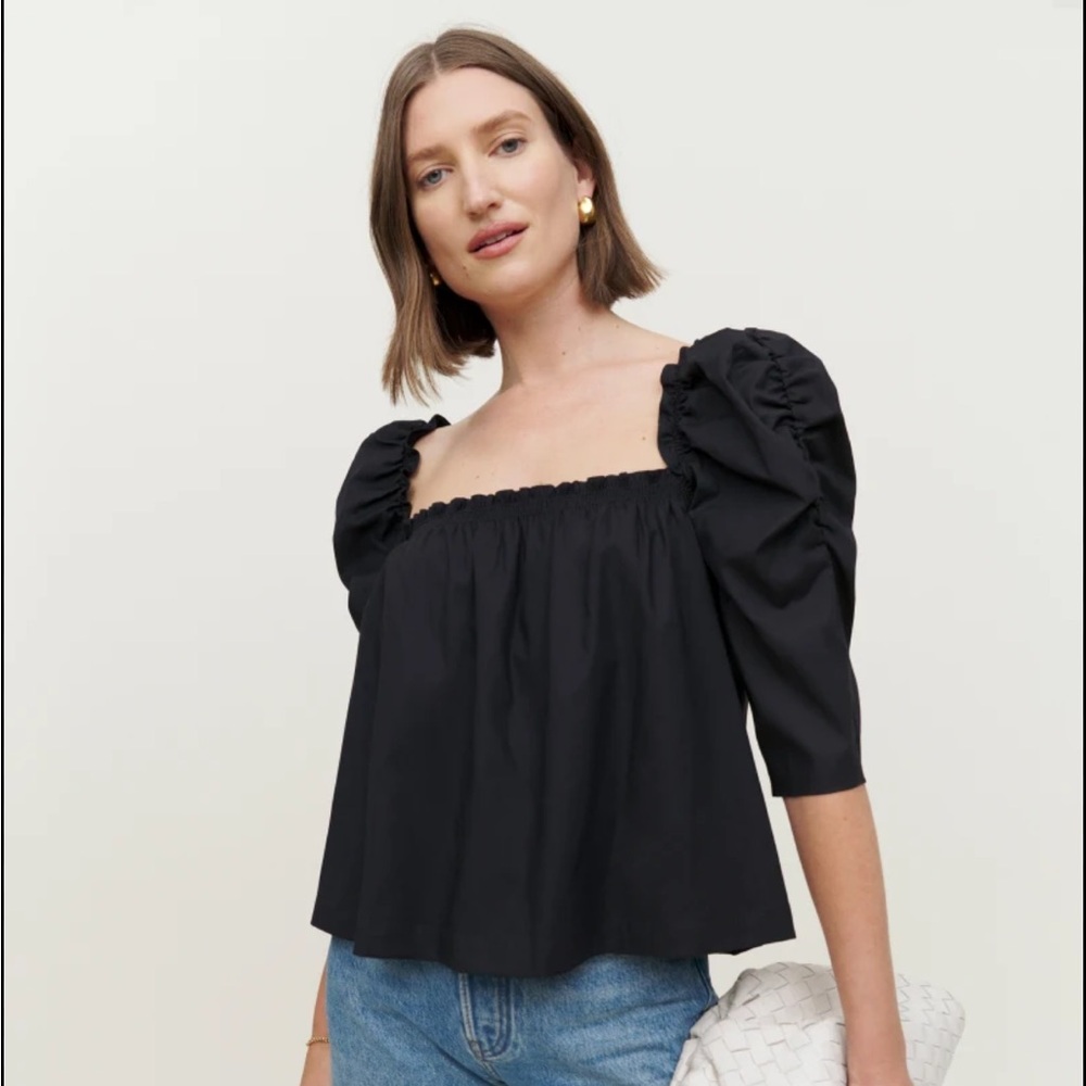 NWT Rylee Reformation Top Black Size Small